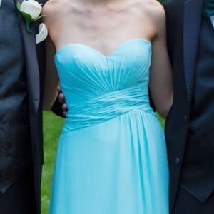 Strapless Formal Floor Length Maxi Dress